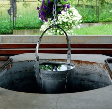 Problemas del agua en vivienda rural con cal, hierro y sedimentos antes de instalar un sistema de fi