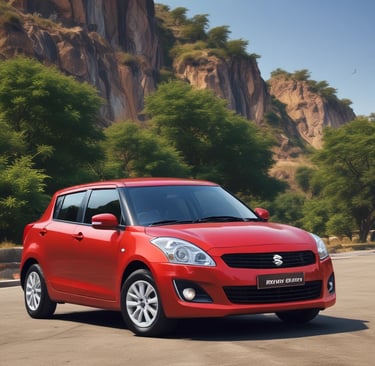 A Tempo Traveller cruising along a highway, perfect for group travel.