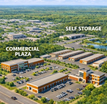  Commercial Plaza and Self Storage Concept Plan