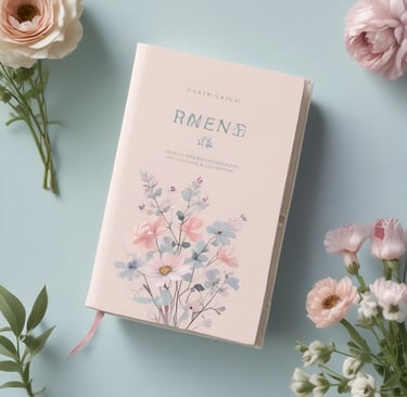 Softly lit cover of 'Fearless Faith' resting on a cream linen cloth with a delicate gold cross pendant nearby.