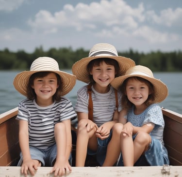 a large body of water with a boat in the distance