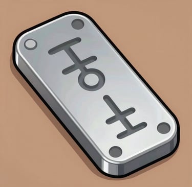 Close-up of a mysterious, partially buried artifact with smooth alien engravings under soft light.