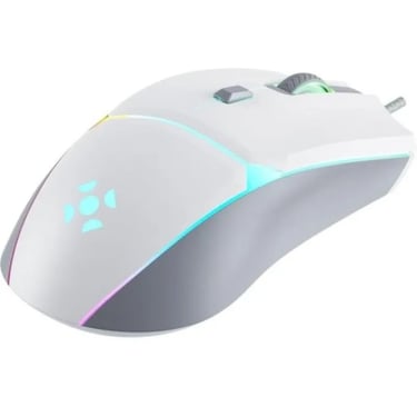 Mouse Gamer Crusader 12800 DPI Branco Fortrek