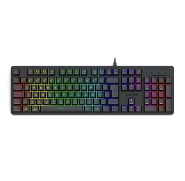 Teclado Gamer de Membrana Redragon Netherbane K521-RGB USB, Preto.