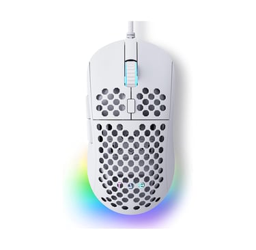 Mouse Gamer TMKB Falcon M1SE Ultraleve Honeycomb, sensor óptico de 12.800 DPI de alta precisão, 6 bo