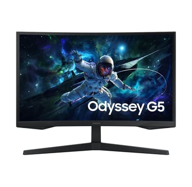 Monitor Gamer Samsung Odyssey G5 27", Resolução QHD, Taxa de atualização de 165 Hz e 1 ms de tempo d
