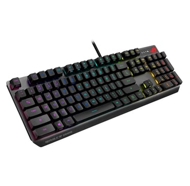 ASUS Teclado Mecânico para Jogos – ROG Strix Scope RX | Interruptores Mecânicos Ópticos Vermelhos |