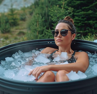 femme bain glace marseille