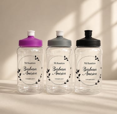 Vasos chupon personalizado para bautizo con nombre de la celebrada