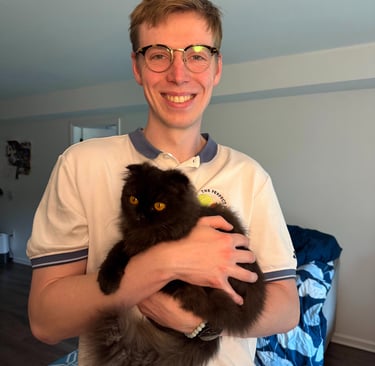 Galaxy with new cat parent