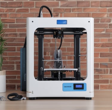 Close-up of a 3D printed boat cleat in marine blue on a wooden dock.