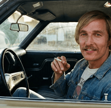 Matthew McConaughey recreation from Dazed and Confused created by Adam Bair permissible AI use