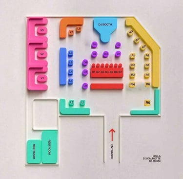 Lolla Club Saigon Floor Plan Map Layout