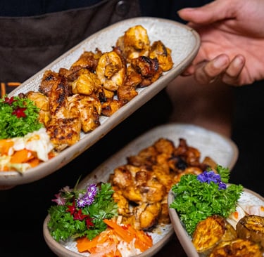 B40 Saigon Asian Fusion mix food