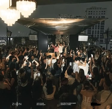 Zion Sky Lounge and Dining New Years Eve 2025 Celebration with Alejandro Vietnam Nightclub Promoter
