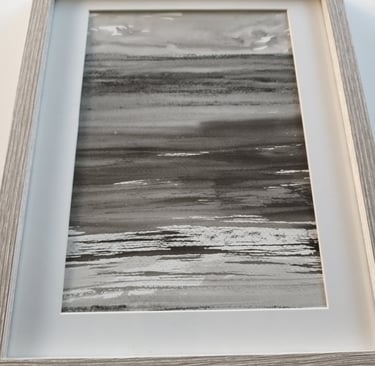 The Receding Tide, 39 x 31 cm, acrylic ink, £60