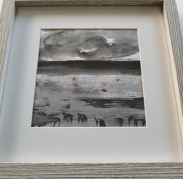 Low Cloud, 26 x 26 cm, acrylic ink, £40