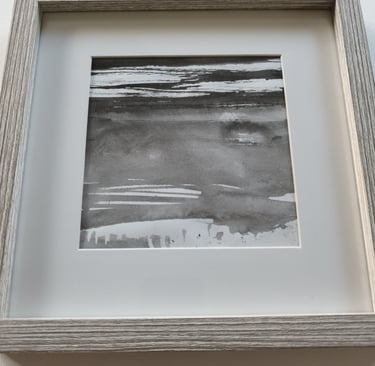 The Light Reflected, 26 x 26 cm, acrylic ink, £40