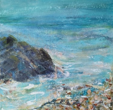 Ebbs and Flows, 30 x 30 cm, acrylic on canvas, £65