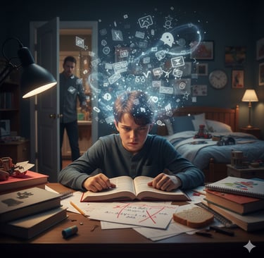 desafios acadêmicos do TDAH