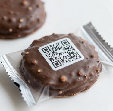 Close-up of a black and red branded device representing Trazability Animal Division tracking livestock with IoT sensors.