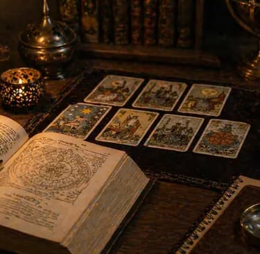 cartomante online confiável utilizando tarot com base em estudo, técnica e organização