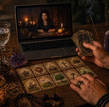 consulta cartomante online leitura cartas baralho cigano