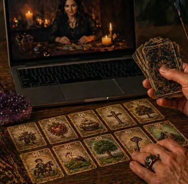 consulta cartomante online leitura cartas baralho cigano