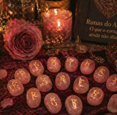 runas do amor leitura com runas em quartzo 