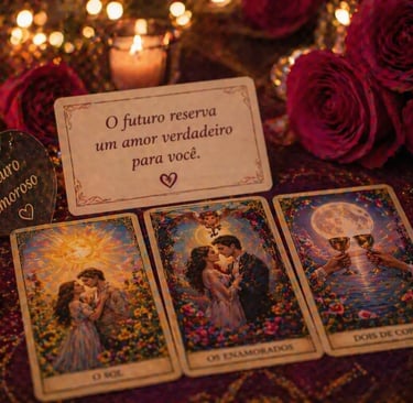 tarot do amor futuro amoroso com cartas romanticas em leitura espiritual