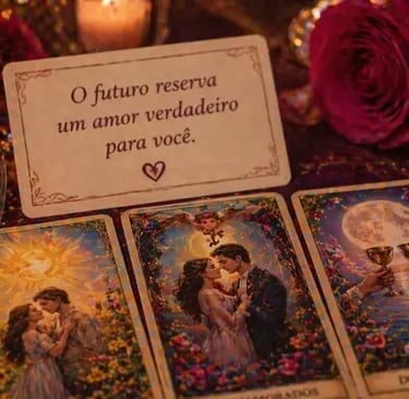 tarot do amor futuro amoroso com cartas romanticas em leitura espiritual