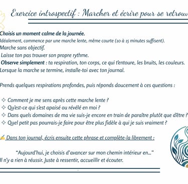 exercice marcher pour se retrouver