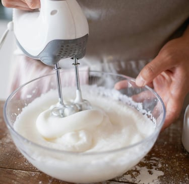 milk froth using mixer