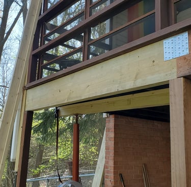 Huckabee Handyman Services, Deck structural repair