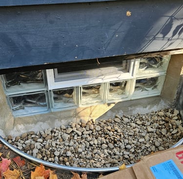 Huckabee Handyman Services, Basement window after