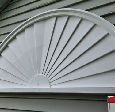 Huckabee Handyman Services, Siding pediment after