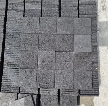 Black Lava Stone Tile