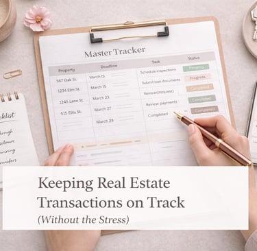 An image of list in Real Estate Transaction Coordinator