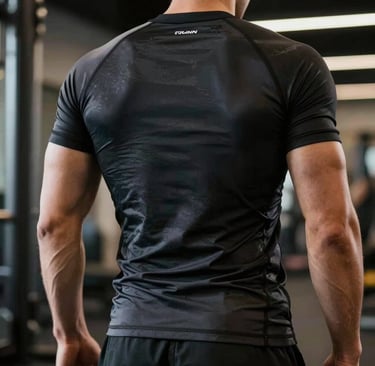 Close-up of a modern urban outfit emphasizing fabric texture and detail.