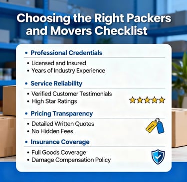 Use this complete moving checklist