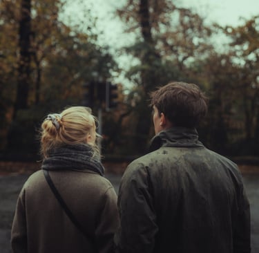 A man and a woman trying to rebuild emotional intimacy