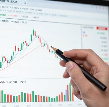 Exemplo de tendência analisada em uma operação de position trade.