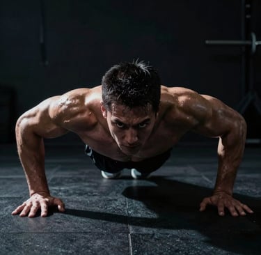 Two golden retrievers reaching for treats by a lake