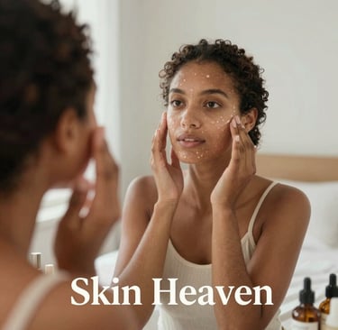 Hand holding a bottle of centella hyalu-cica brightening toner