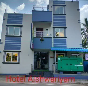 Thirukadaiyur Hotel Near Temple – Hotel Aishwariyam Exterior