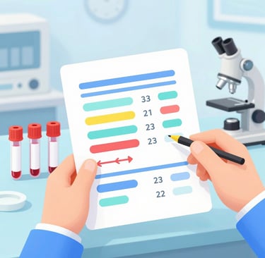 Close-up of animated red and white blood cells flowing through a vessel, highlighting the dynamic nature of human biology.