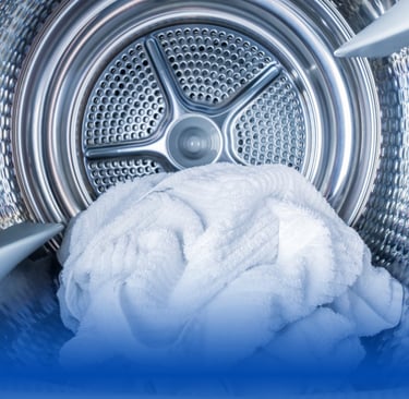 Laverie Mitch - Séchage des vêtements doux et secs.