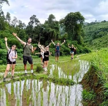 Authentic village tour in bukit lawang