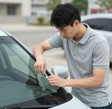 STL auto glass repair professional
