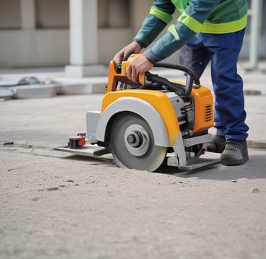 A forklift carefully lifting heavy materials with a trained operator focused on safety.